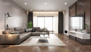 Premium Photo _ Living area home interior 3d render interior